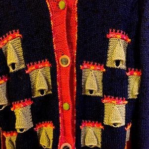 Lynne McNulty sweater~great colors and design